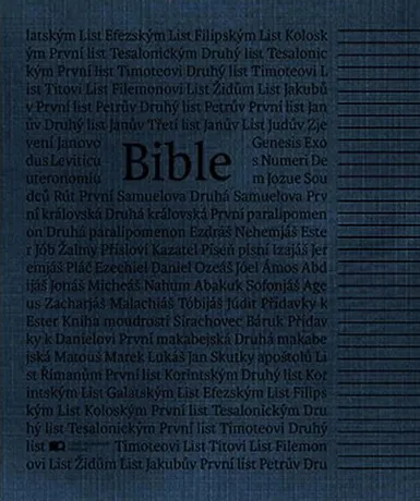 Poznámková Bible ČEP DT, antracitová