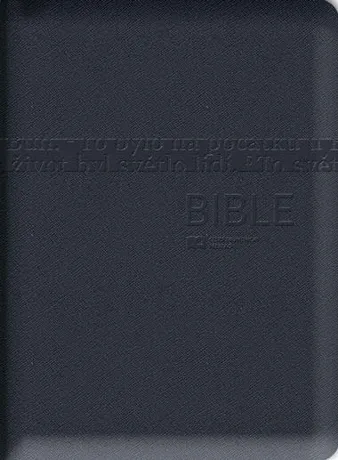 Bible ČEP DT malá, zip, ocelově šedá, 