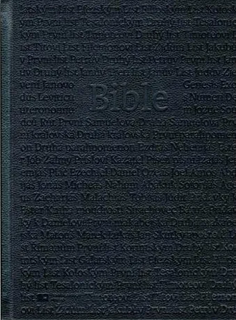 Bible ČEP DT rodinná, ocelově modrá