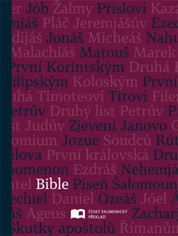Bible ČEP bez DT střední formát, pevná vazba, fialová