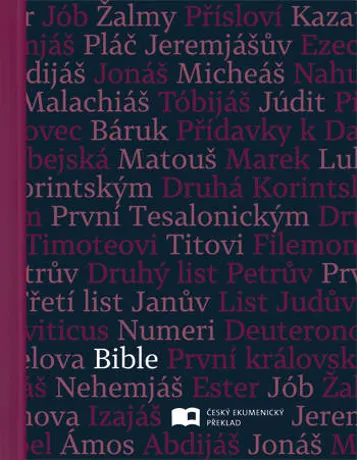 Bible ČEP DT střední formát, pevná vazba, šedo-fialová, 